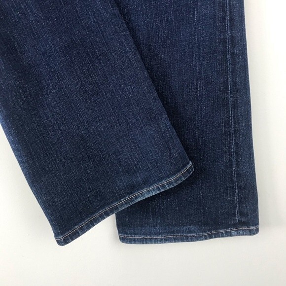 J Brand Dark Wash Straight Bootcut Jeans Size 28 Low Rise Y2K Denim - Picture 9 of 10